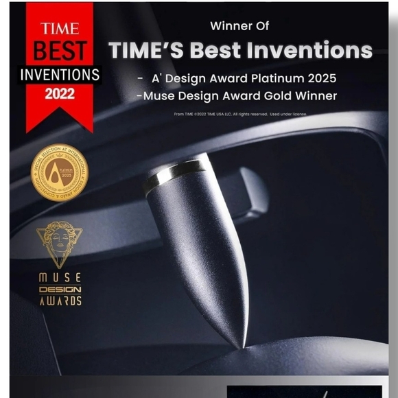 Hoverpen 2.0 Interstellar Edition Starlight Silver Ballpoint Pen Set with Stand - Picture 5 of 12